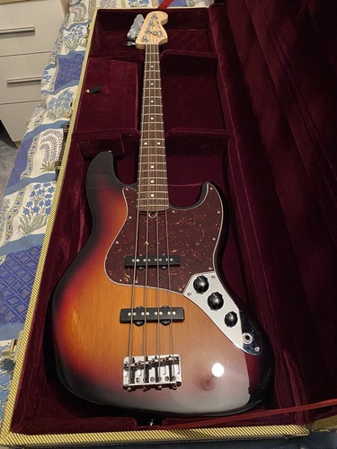 Fender sunburst jazz bass - fender,