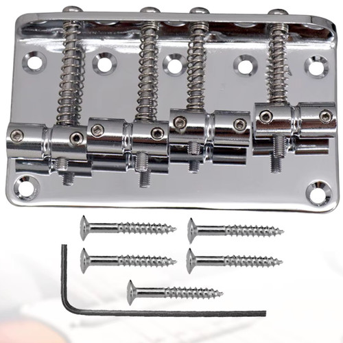 Bass guitar bridge chrome - bass,